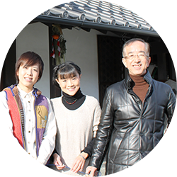 かど万米店家族