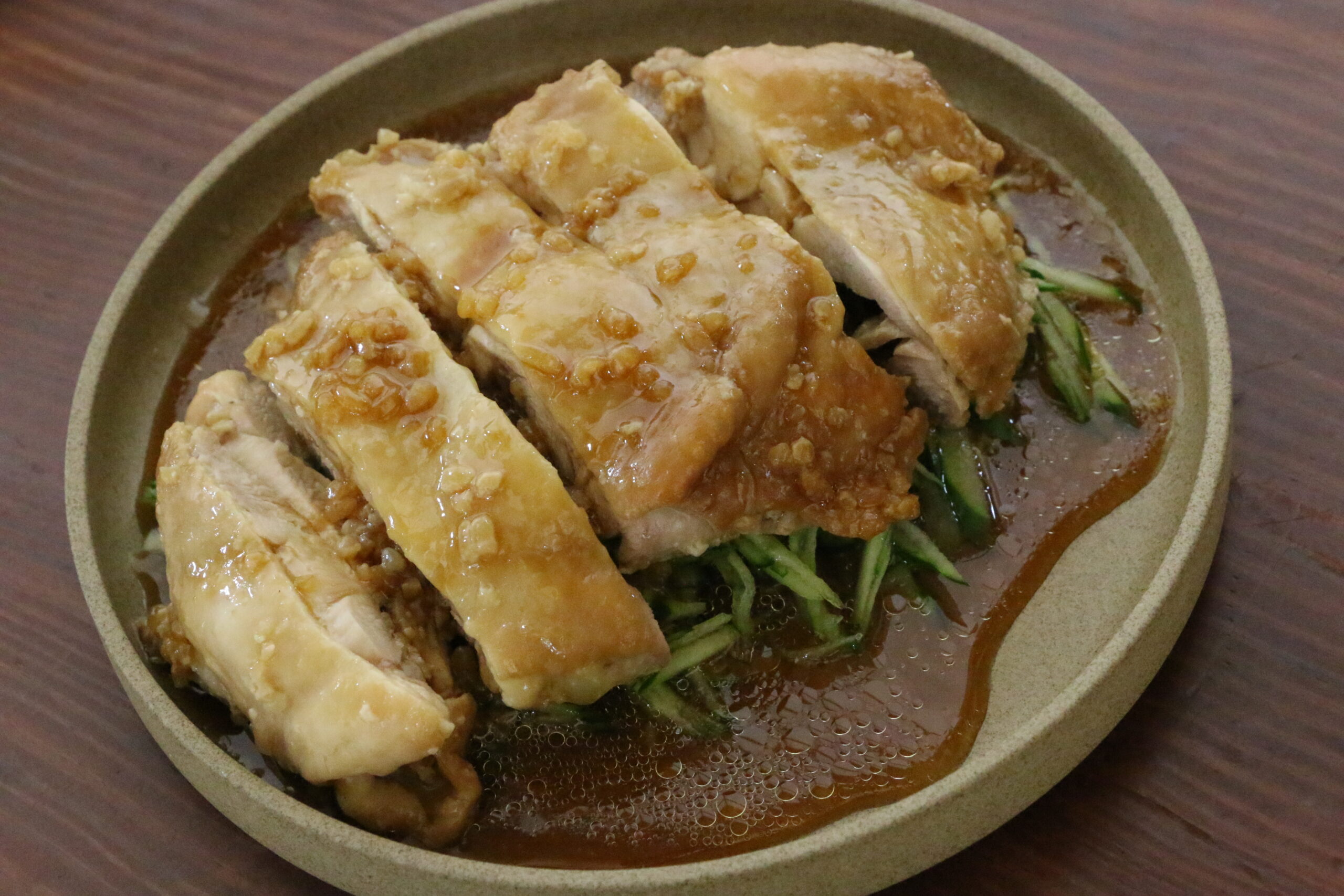 醤油麹と蒸しもも肉 ～シンプル～